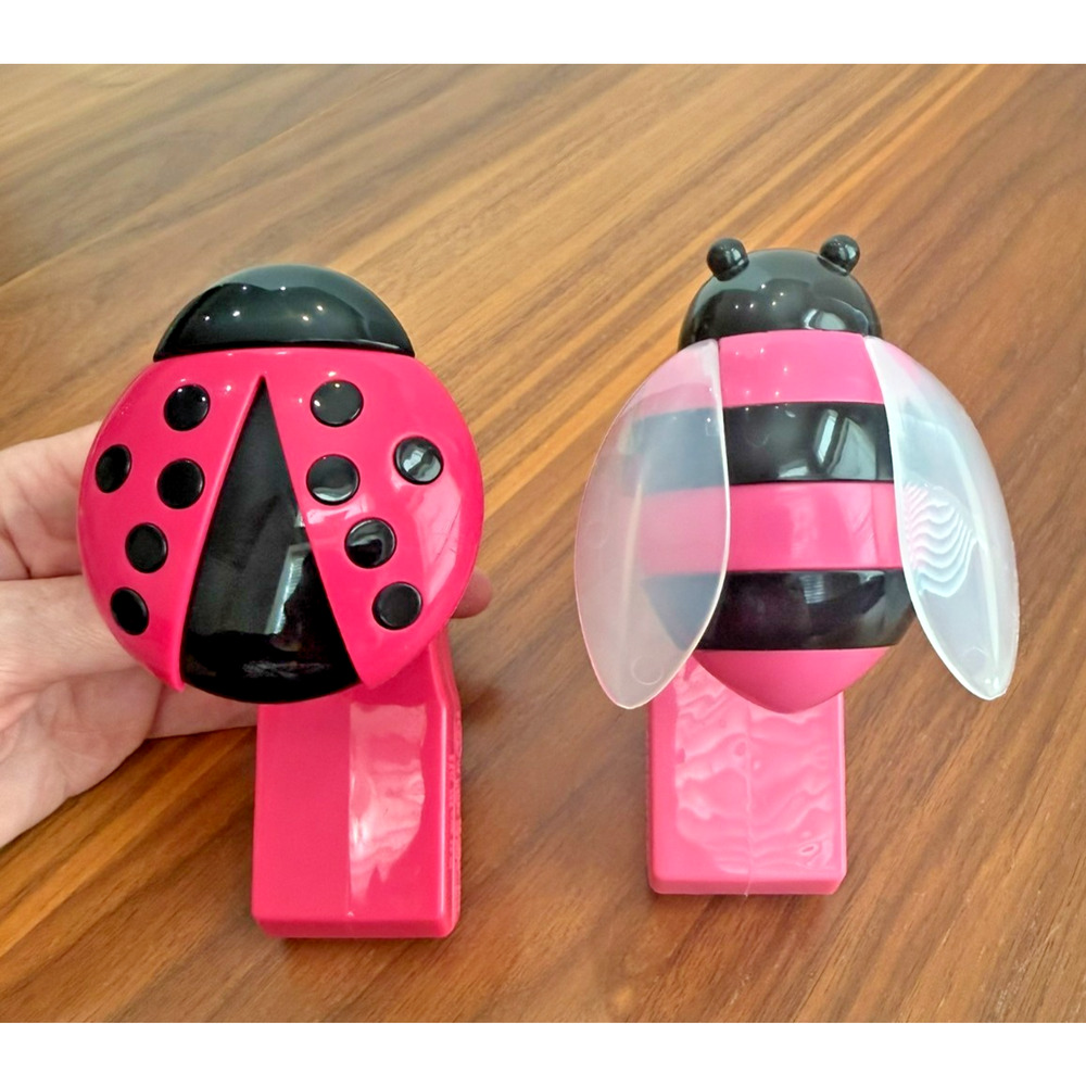 (2) Bath & Body Works PINK LADYBUG Bumble Bee Bug Wallflower Plug Home Diffuser